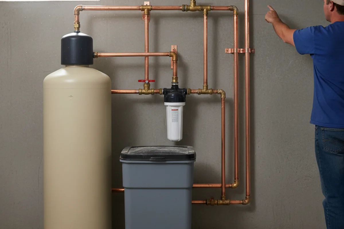 Whole-house water treatment system installed in Draper